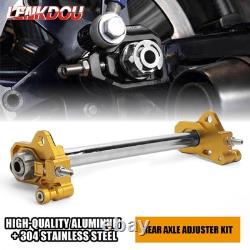 Motorcycle Rear Axle Adjuster Kit For Harley Street Glide FLHX Road King 2009-25