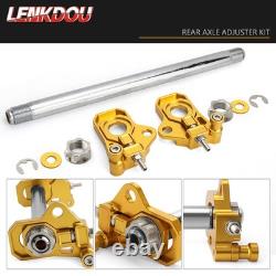 Motorcycle Rear Axle Adjuster Kit For Harley Street Glide FLHX Road King 2009-25