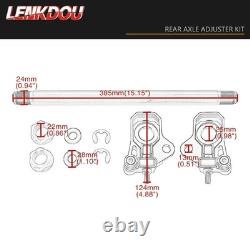 Motorcycle Rear Axle Adjuster Kit For Harley Street Glide FLHX Road King 2009-25