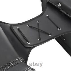 Motorcycle Saddlebags Side PU Leather Luggage For Harley Road King Street Glide