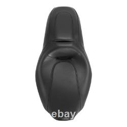 Motorcycle Touring Seat One-Piece 2 Up For Road King Street Glide 2009-2023