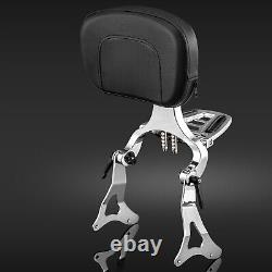 Multi-Purpose Backrest Sissy Bar Fit For Harley Road King Street Glide 2014-2024