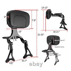 Multi-Purpose Backrest Sissy Bar For Harley CVO Road King Street Glide 2014-2024