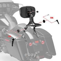 Multi-Purpose Backrest Sissy Bar For Harley CVO Road King Street Glide 2014-2024