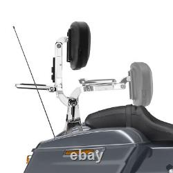Multi-Purpose Backrest Sissy Bar For Harley Road King Street Road Glide 14-24