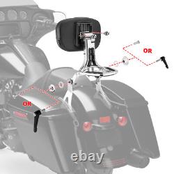 Multi-Purpose Backrest Sissy Bar For Harley Road King Street Road Glide 14-24