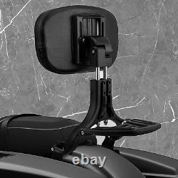 Multi-Purpose Backrest Sissy bar For Harley Touring Road King Street Road Glide