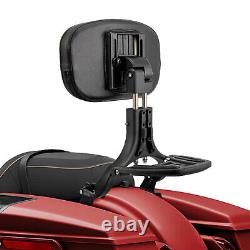 Multi-Purpose Backrest Sissy bar For Harley Touring Road King Street Road Glide