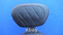 Mustang Wide Tripper Diamond Stitch Seat Harley Street Glide Road King 97-07