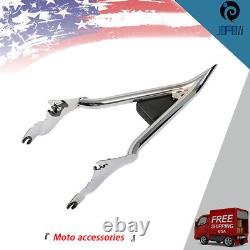 NEW Chrome Rear Sissy Bar Backrest For Touring Road King Street Ultra Glide