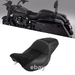 New 1-Piece Full Set Front Rear Seat For Harley Road King Street Glide 1997-2007