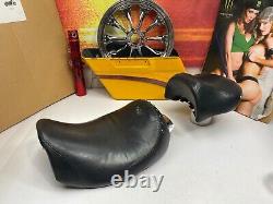 OEM Harley 97-07 Touring Street Road King Stitched Solo & Pillion Seat OEM