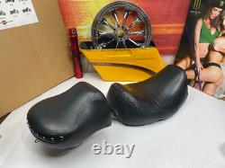 OEM Harley 97-07 Touring Street Road King Stitched Solo & Pillion Seat OEM
