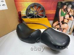 OEM Harley 97-07 Touring Street Road King Stitched Solo & Pillion Seat OEM