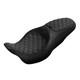 One-piece 2 Up Seat For Road King Street Glide 2009-2023 Black