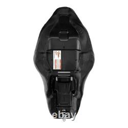 One Piece 2 Up Touring Seat Black Stitches for Road King Street Glide 2009-2023