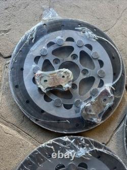 PURE FORGE 11.8 Full Brake Rotors & Pads Electra Glide Road King Street Glide