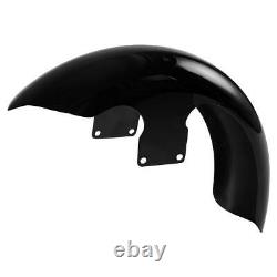 Painted Black 21 Wheel Front Fender Fit For Harley Road King Street Glide FLHX