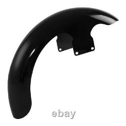 Painted Black 21 Wheel Front Fender Fit For Harley Road King Street Glide FLHX