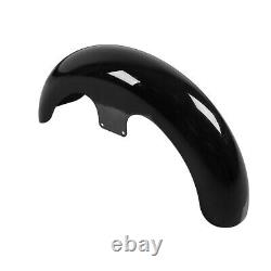 Painted Black 21 Wrap Front Fender For Harley Electra Street Glide Road King
