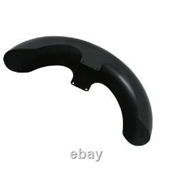 Painted Black 23 Wrap Front Fender For Harley Touring Road King Street Glide