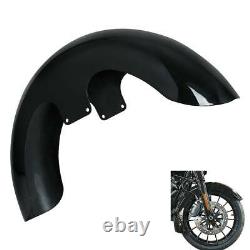 Painted Black 23 Wrap Front Fender For Harley Touring Street Glide Road King