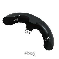 Painted Black 23 Wrap Front Fender For Harley Touring Street Glide Road King