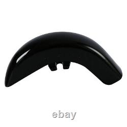 Painted Black Front Fender Fit For Harley Touring Road King Street Glide 1989-13