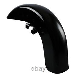 Painted Black Front Fender Fit For Harley Touring Road King Street Glide 1989-13