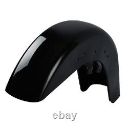 Painted Black Front Fender Fit For Harley Touring Road King Street Glide 1989-13