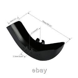 Painted Black Front Fender Fit For Harley Touring Road King Street Glide 1989-13