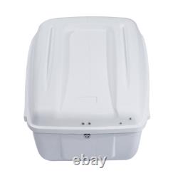 Painted White Police Trunk Fit For Harley Road King Street Glide Touring