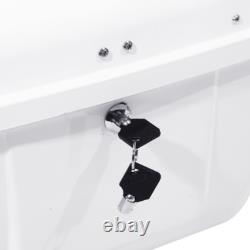 Painted White Police Trunk Fit For Harley Road King Street Glide Touring