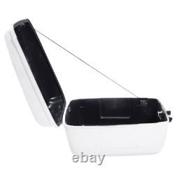 Painted White Police Trunk Fit For Harley Road King Street Glide Touring