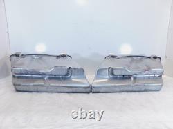 Pair Harley Davidson Road King Street & Electra Glide Silver Side Saddlebags