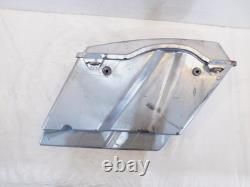 Pair Harley Davidson Road King Street & Electra Glide Silver Side Saddlebags
