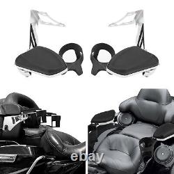 Pair Rear Passenger Armrest For 97-13 Harley Road King Street Glide Road Glide