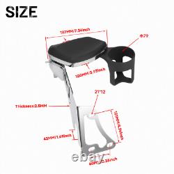 Pair Rear Passenger Armrest For 97-13 Harley Road King Street Glide Road Glide