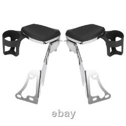 Pair Rear Passenger Armrest For 97-13 Harley Road King Street Glide Road Glide