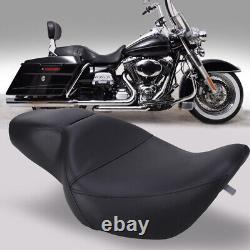 Passenger Rider Seat For Harley Touring Road King 1997-2007 & Street Glide 06-07