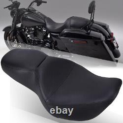 Passenger Rider Seat For Harley Touring Road King 1997-2007 & Street Glide 06-07