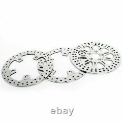 Polish Front Rear Brake Rotors For Harley Touring 2014-23 Street Glide Road King