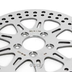 Polish Front Rear Brake Rotors For Harley Touring 2014-23 Street Glide Road King