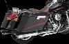 Python 4 Rayzer Exhaust Slip-on Mufflers Harley Electra Glide Road King Street