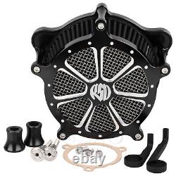 RSD Black Air Cleaner Intake Filter For Harley M8 Touring Road King Street Glide
