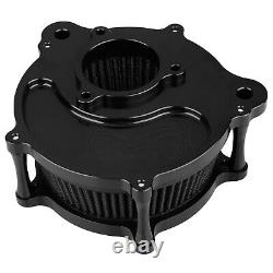 RSD Black Air Cleaner Intake Filter For Harley M8 Touring Road King Street Glide