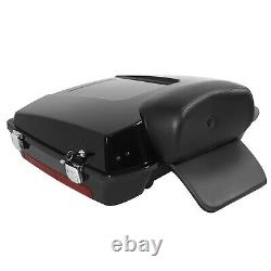 Razor Pack Trunk Pad Mount Rack For Harley Street Road Glide King 97-08 Tour Pak