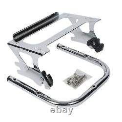 Razor Pack Trunk With Backrest Rack Fit For Harley Road King Street Glide 97-08 06