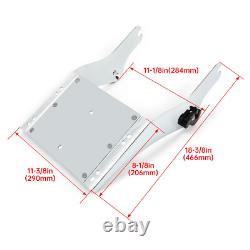 Razor Pack Trunk withBackrest + Mount Rack For Harley Road King Street Glide 97-08