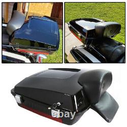 Razor Tour Pack Trunk with Backrest Pad For 97-13 Harley Davidson Road King/ Glide